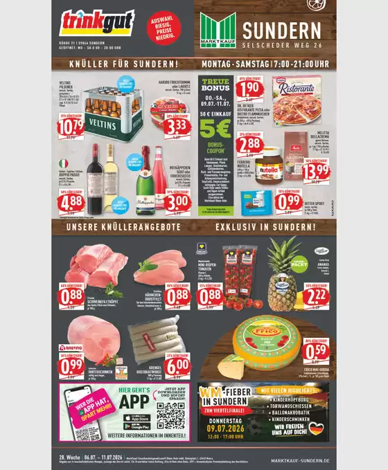 Marktkauf Katalog | Exklusive Schnäppchen | 2026-07-06T00:00:00.000Z - 2026-07-11T00:00:00.000Z