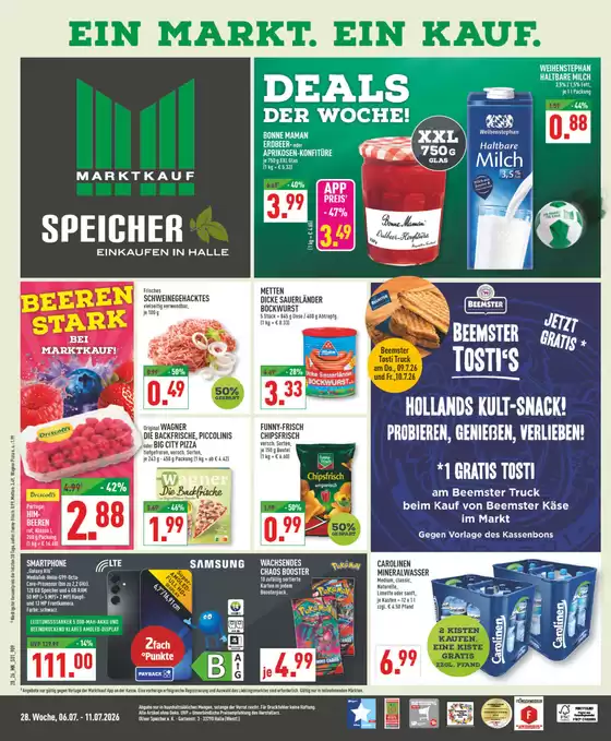 Marktkauf Katalog | Jetzt sparen mit unseren Deals | 2026-07-06T00:00:00.000Z - 2026-07-11T00:00:00.000Z