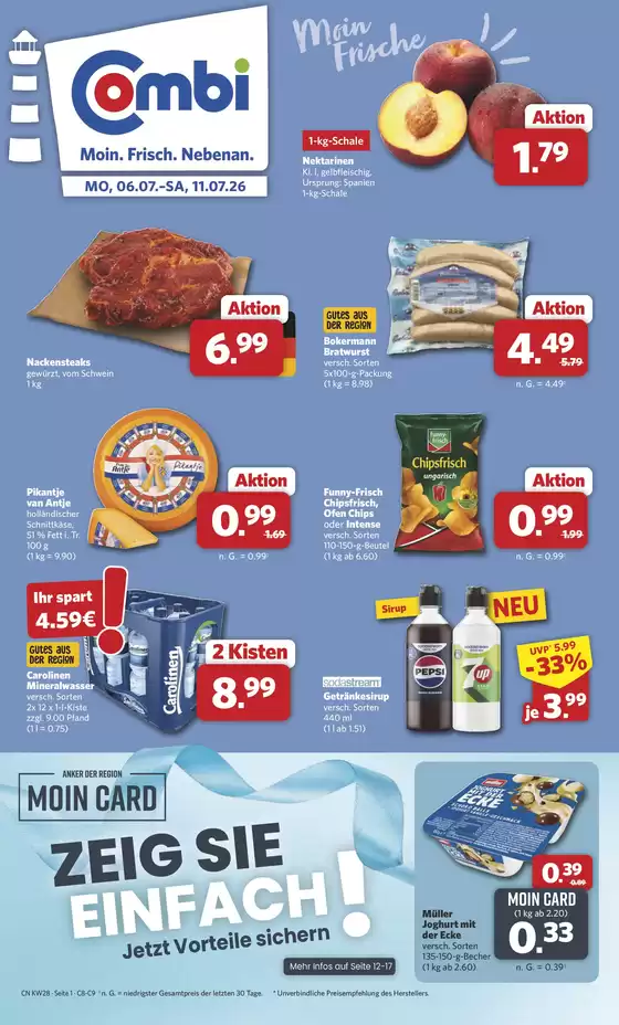 Combi Markt Katalog | Markt - Angebote | 2026-07-06T00:00:00.000Z - 2026-07-11T00:00:00.000Z