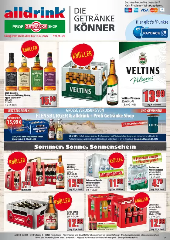 alldrink Katalog | Aktuelle Schnäppchen und Angebote | 2026-07-06T00:00:00.000Z - 2026-07-18T00:00:00.000Z