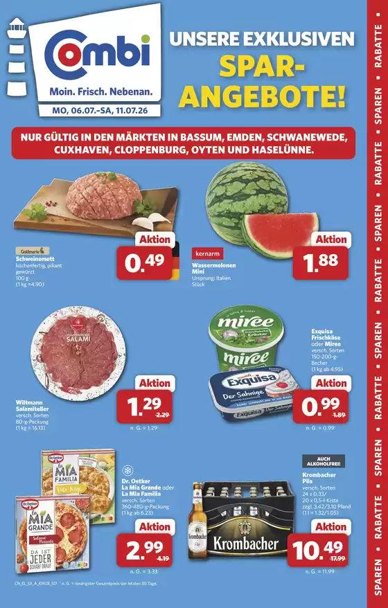 Combi Markt Katalog | Sonderangebote | 2026-07-06T00:00:00.000Z - 2026-07-11T00:00:00.000Z