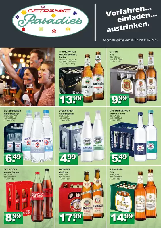 Getränkeparadies Gefromm Katalog | Aktuelle Sonderaktionen | 2026-07-06T00:00:00.000Z - 2026-07-11T00:00:00.000Z