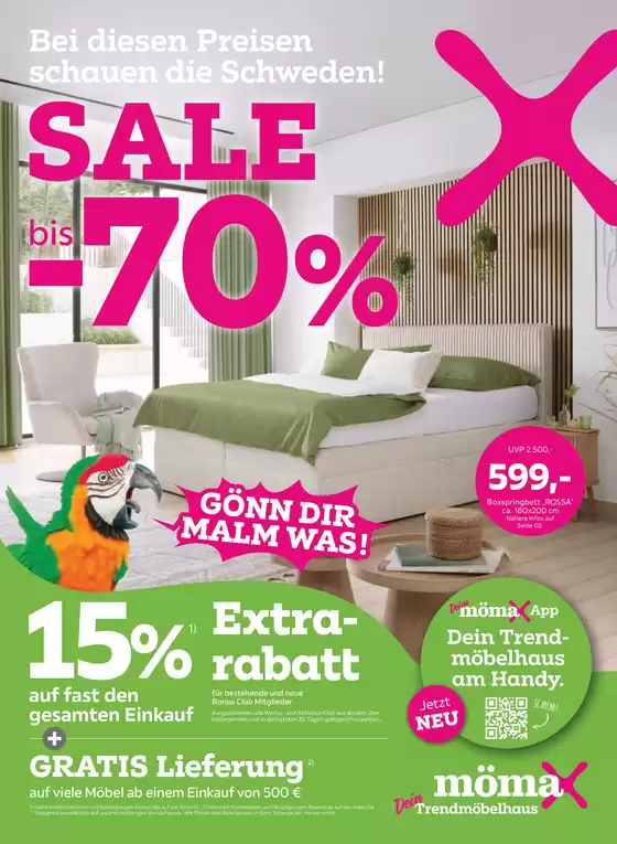 Mömax Katalog | SALE bis -70 | 2026-07-06T00:00:00.000Z - 2026-07-12T00:00:00.000Z
