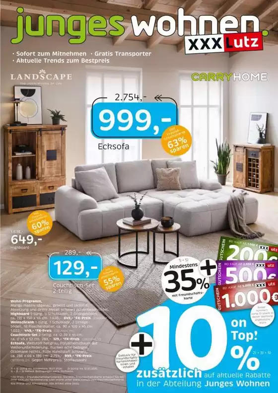XXXLutz Katalog in Hadamar | Junges Wohnen | 2026-07-06T00:00:00.000Z - 2026-07-18T00:00:00.000Z