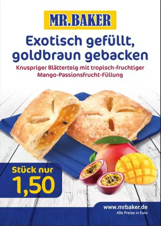 Mr Baker Katalog | Exotich Gefullt, Goldbraun Gebacken | 2026-07-06T00:00:00.000Z - 2026-07-31T00:00:00.000Z