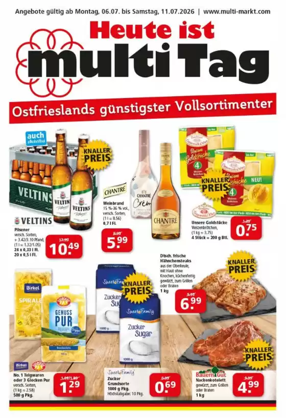 Multi Markt Katalog in Gießen | Ostfrieslands Gunstigster Vollsortimenter`` | 2026-07-06T00:00:00.000Z - 2026-07-11T00:00:00.000Z