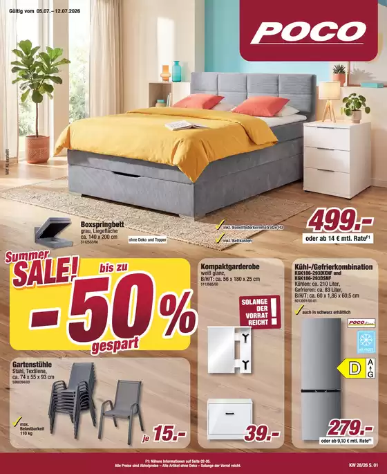 Poco Katalog | Poco flugblatt | 2026-07-05T00:00:00.000Z - 2026-07-12T00:00:00.000Z
