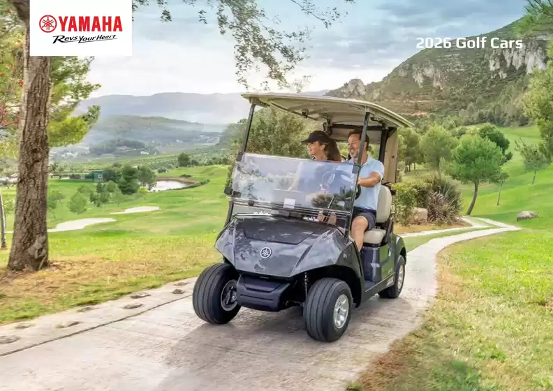 Yamaha Katalog | 2026 Golf Cars | 2026-07-08T00:00:00.000Z - 2026-12-31T00:00:00.000Z
