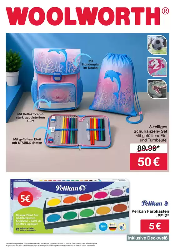 Woolworth Katalog in Passau | Themenprospekt Schule | 2026-07-09T00:00:00.000Z - 2026-07-14T00:00:00.000Z