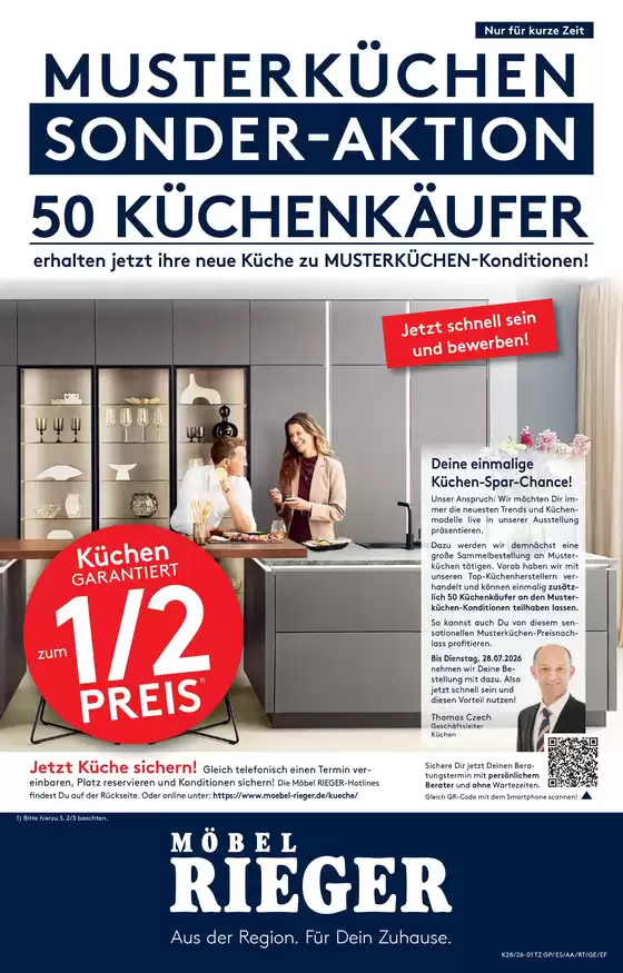 Möbel Rieger Katalog | Tolles Angebot für Schnäppchenjäger | 2026-07-09T00:00:00.000Z - 2026-07-28T00:00:00.000Z