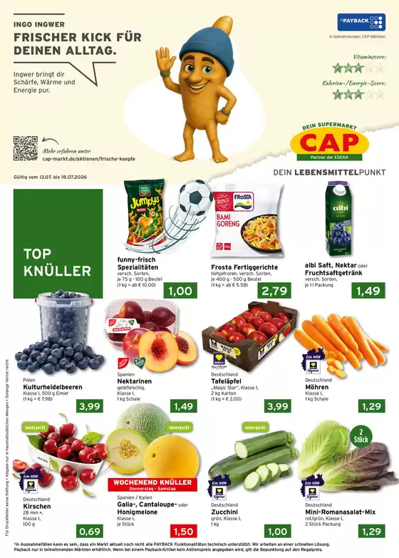 CAP Markt Katalog | Angebote für Schnäppchenjäger | 2026-07-13T00:00:00.000Z - 2026-07-18T00:00:00.000Z