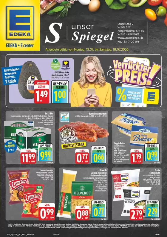 EDEKA Katalog in Colbitz | NativeX EDEKA Nordbayern KW29 | 2026-07-12T00:00:00.000Z - 2026-07-18T00:00:00.000Z