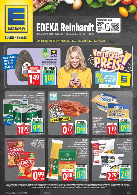 EDEKA Prospekt in Kretzschau | NativeX EDEKA Nordbayern KW29 | 2026-07-12T00:00:00.000Z - 2026-07-18T00:00:00.000Z