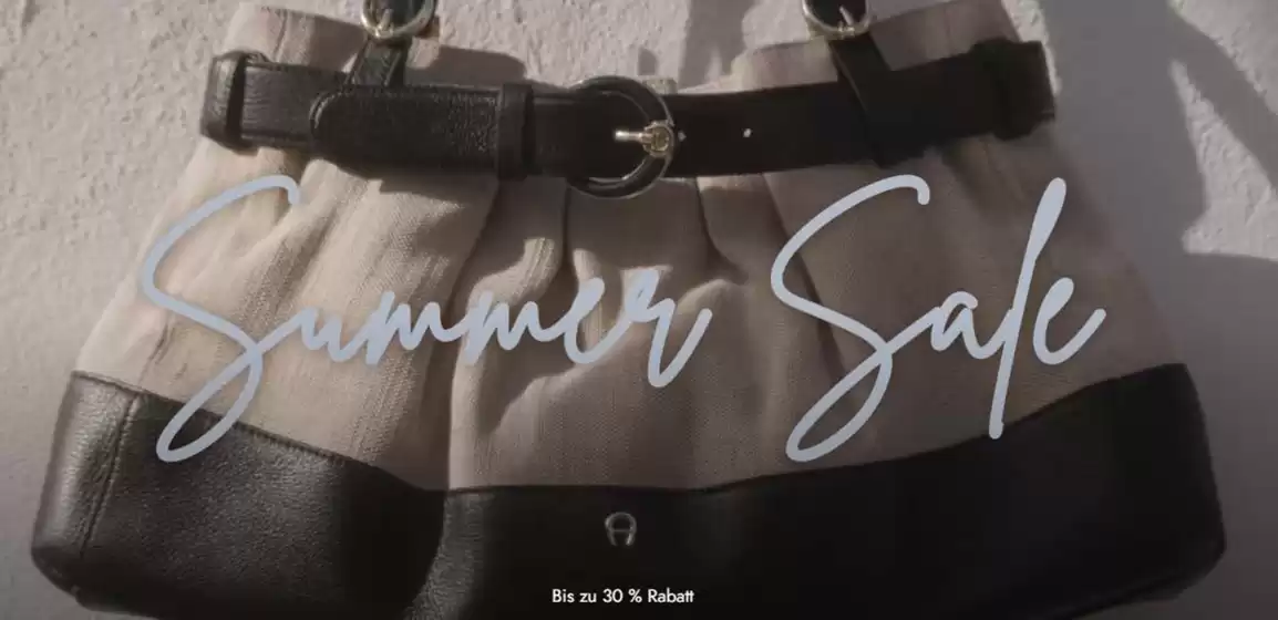 Aigner Katalog | Summer Sale Bis Zu 30% Rabatt | 2026-07-09T00:00:00.000Z - 2026-07-31T00:00:00.000Z