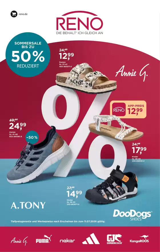 Reno Katalog | Sommer Sale Bis Zu 50% Reduziert  | 2026-07-10T00:00:00.000Z - 2026-07-11T00:00:00.000Z