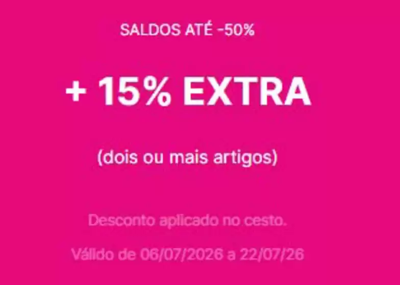 Salsa Katalog | Saldos Ate -50% +15% Extra | 2026-07-10T00:00:00.000Z - 2026-07-22T00:00:00.000Z