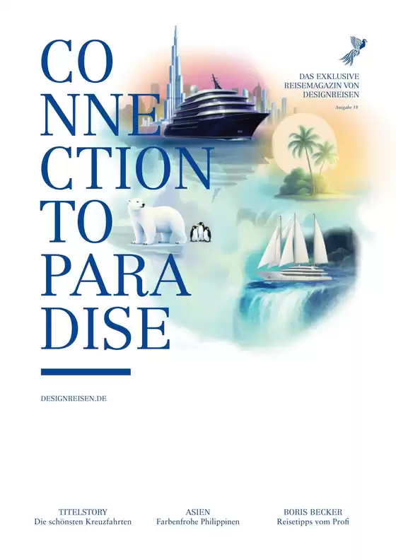 DESIGNREISEN Katalog | Connection To Paradise | 2026-07-10T00:00:00.000Z - 2026-12-31T00:00:00.000Z