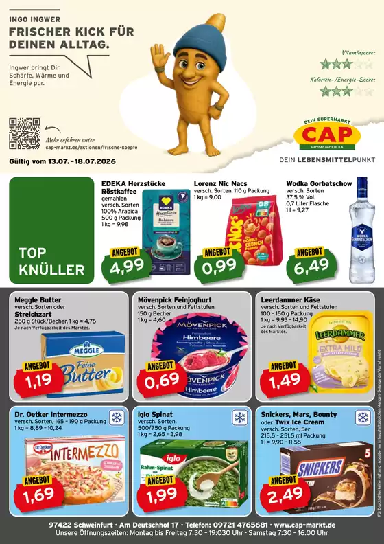 CAP Markt Katalog | Neue Angebote zum Entdecken | 2026-07-13T00:00:00.000Z - 2026-07-18T00:00:00.000Z