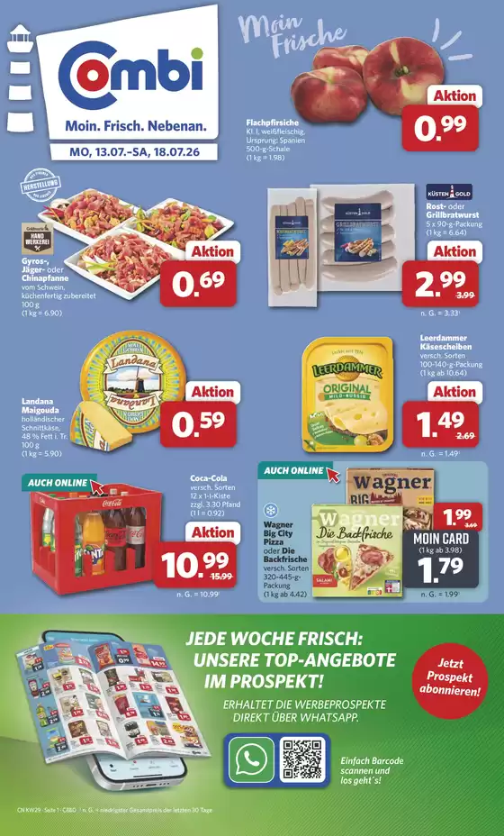 Combi Markt Katalog | Tolles Angebot für Schnäppchenjäger | 2026-07-12T00:00:00.000Z - 2026-07-18T00:00:00.000Z