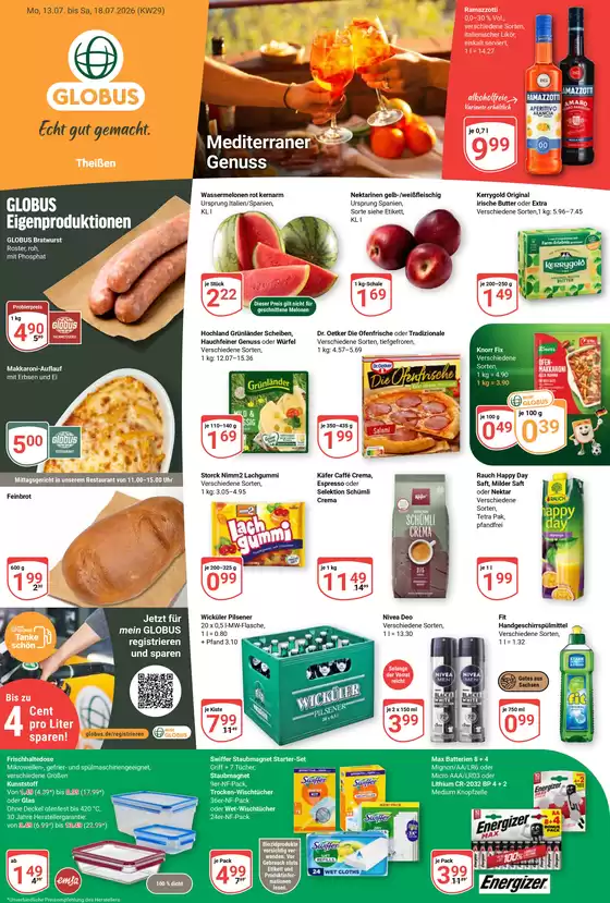 Globus Katalog | Exklusive Deals für unsere Kunden | 2026-07-13T00:00:00.000Z - 2026-07-18T00:00:00.000Z