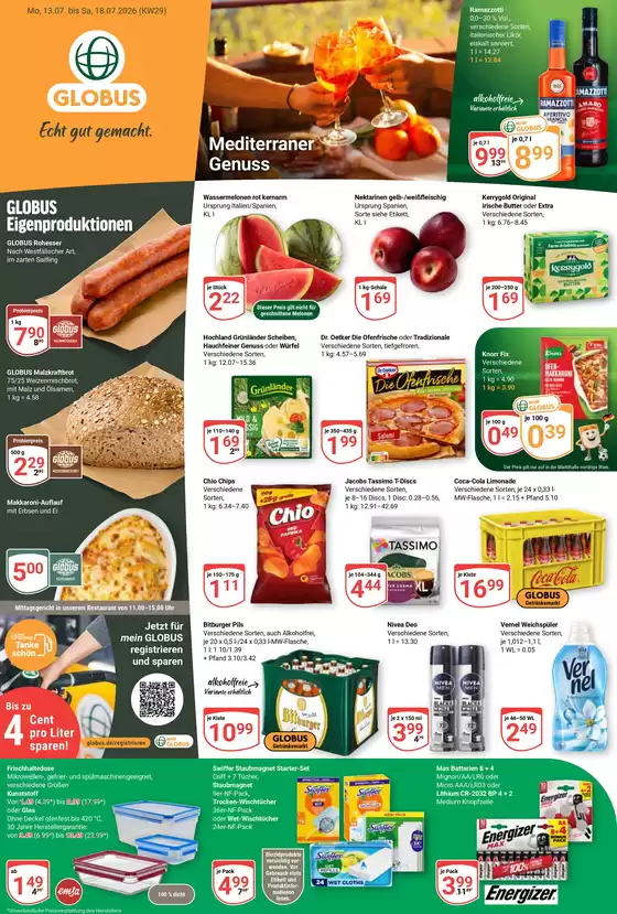 Globus Katalog | Attraktive Angebote entdecken | 2026-07-13T00:00:00.000Z - 2026-07-18T00:00:00.000Z