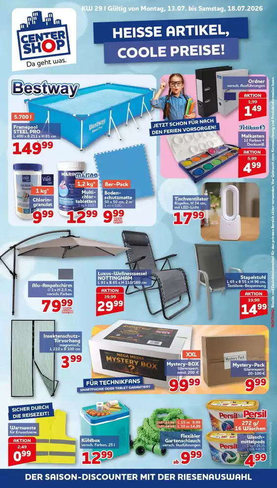 CENTERSHOP Katalog | KW29 | 2026-07-13T00:00:00.000Z - 2026-07-18T00:00:00.000Z