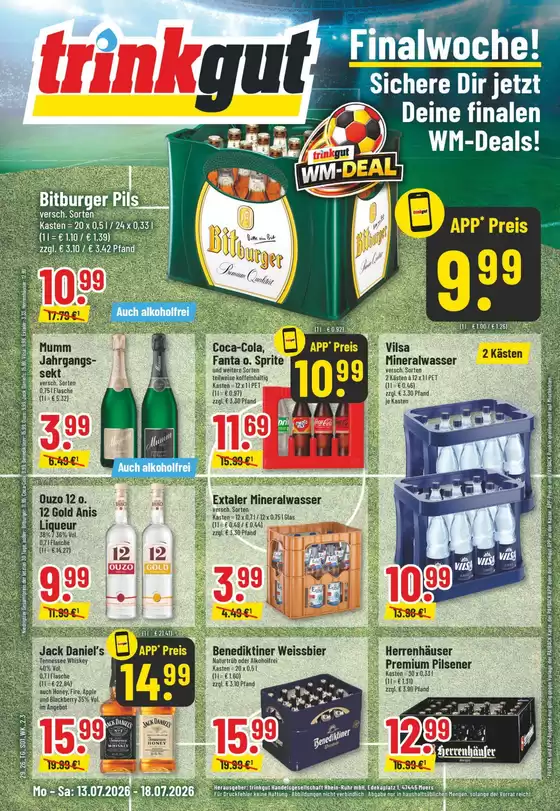 trinkgut Katalog | Neue Angebote zum Entdecken | 2026-07-13T00:00:00.000Z - 2026-07-18T00:00:00.000Z