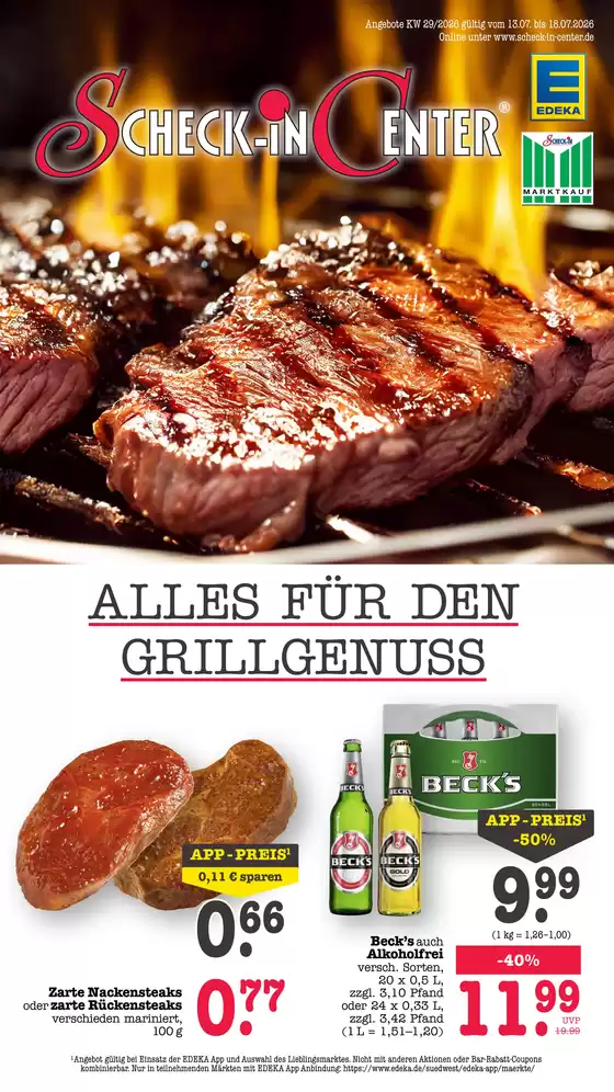 Scheck-in-Center Katalog | Unsere besten Deals für Sie | 2026-07-13T00:00:00.000Z - 2026-07-18T00:00:00.000Z