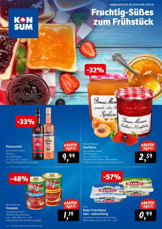 KONSUM Katalog | KONSUM DRESDEN Angebote der Woche KW29 2026 | 2026-07-13T00:00:00.000Z - 2026-07-18T00:00:00.000Z