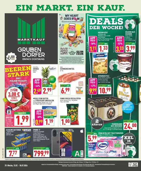 Marktkauf Katalog | Exklusive Deals und Schnäppchen | 2026-07-13T00:00:00.000Z - 2026-07-18T00:00:00.000Z