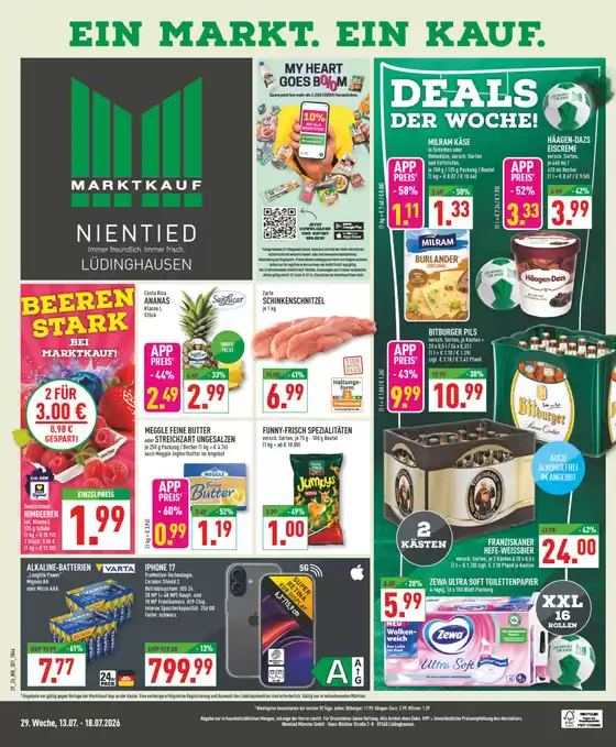 Marktkauf Katalog | Unsere besten Angebote für Sie | 2026-07-13T00:00:00.000Z - 2026-07-18T00:00:00.000Z