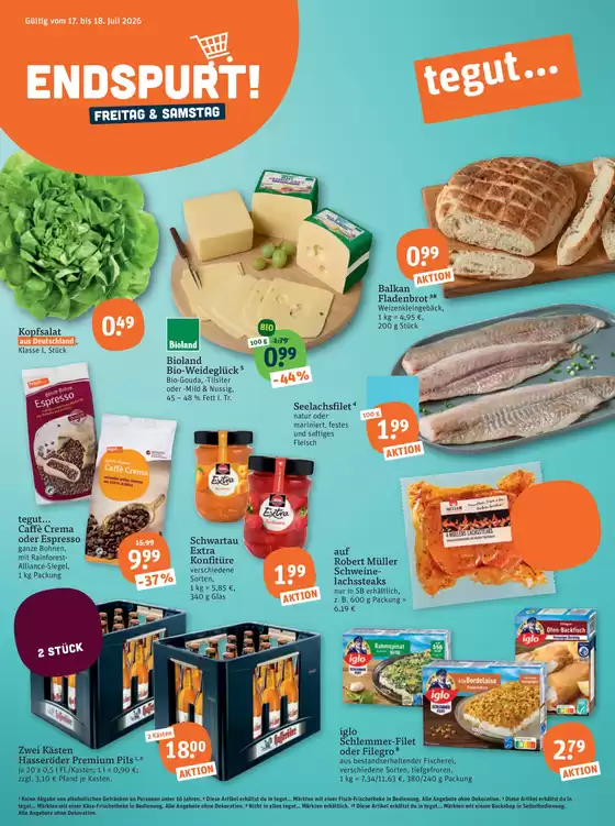 tegut Katalog | Top-Angebote für Sparfüchse | 2026-07-17T00:00:00.000Z - 2026-07-18T00:00:00.000Z