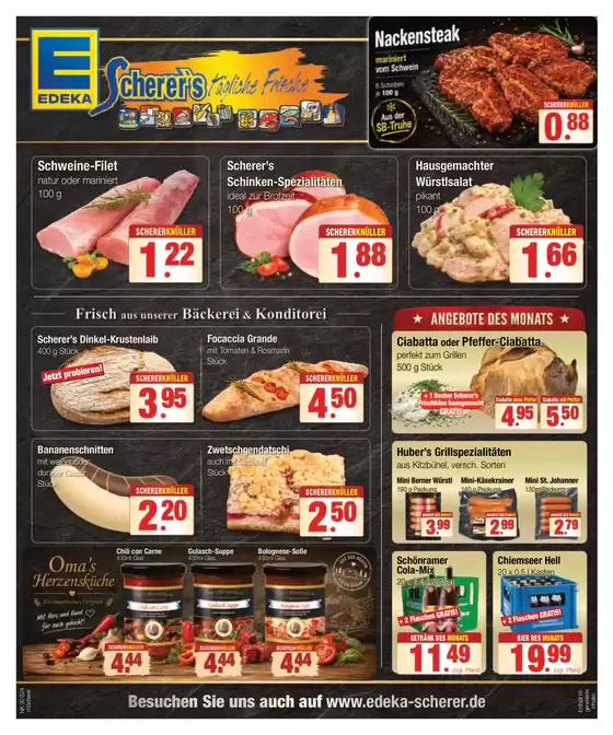 Edeka Scherer Katalog | Flugblatt KW30 2026 | 2026-07-14T00:00:00.000Z - 2026-07-20T00:00:00.000Z