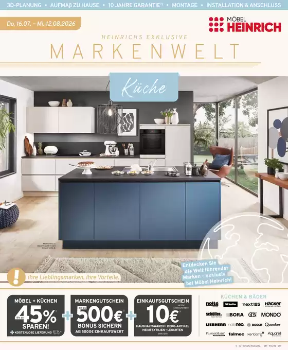 Möbel Heinrich Katalog in Alt Mölln | Große Auswahl an Angeboten | 2026-07-16T00:00:00.000Z - 2026-08-12T00:00:00.000Z
