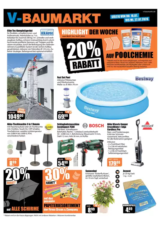 V Baumarkt Katalog | Große Auswahl an Angeboten | 2026-07-16T00:00:00.000Z - 2026-07-22T00:00:00.000Z