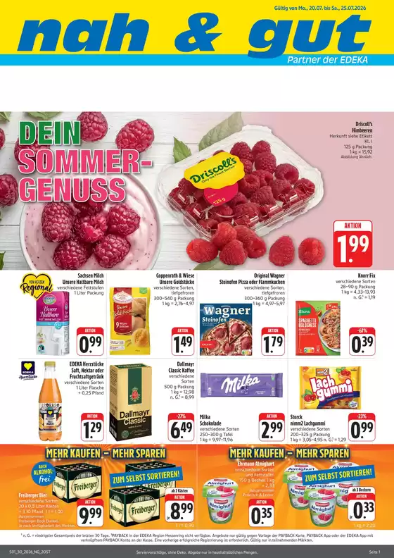 nah & gut Prospekt in Dürrwangen | nah gut flugblatt | 2026-07-21T00:00:00.000Z - 2026-07-25T00:00:00.000Z