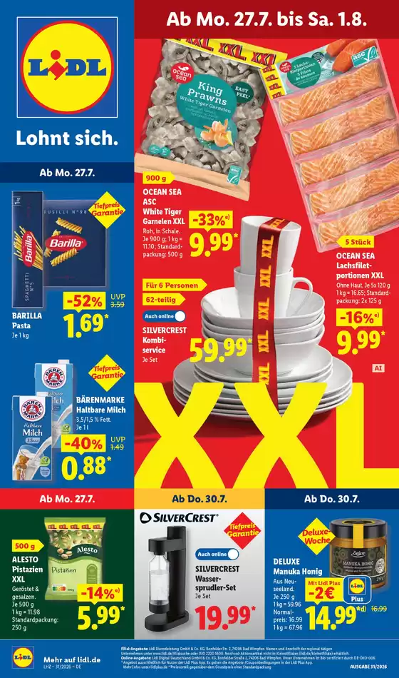 Lidl Prospekt | 27.07.2026 01.08.2026 | 2026-07-27T00:00:00.000Z - 2026-08-01T00:00:00.000Z