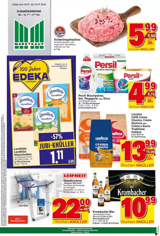 Marktkauf Prospekt | Tolles Angebot für Schnäppchenjäger | 2026-07-20T00:00:00.000Z - 2026-07-25T00:00:00.000Z