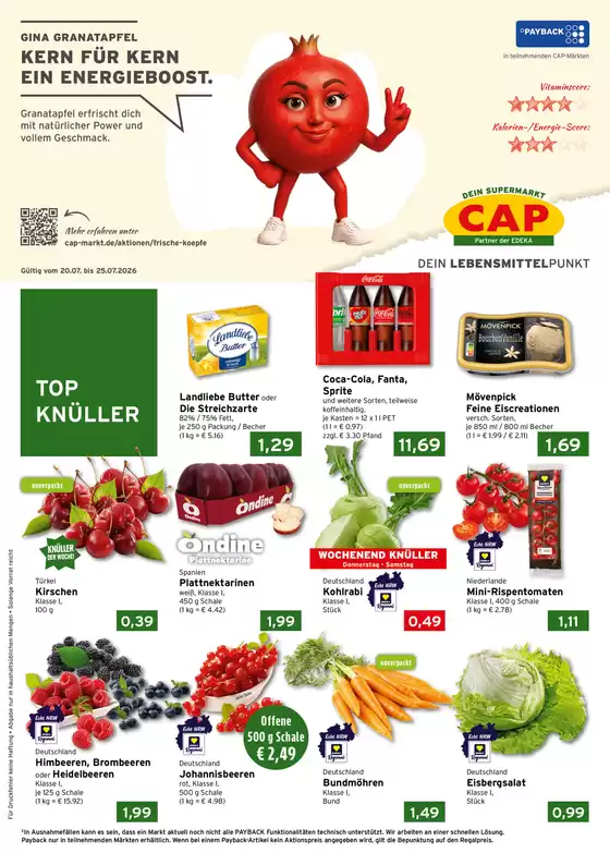 CAP Markt Katalog | Top-Angebote für Sparfüchse | 2026-07-20T00:00:00.000Z - 2026-07-25T00:00:00.000Z