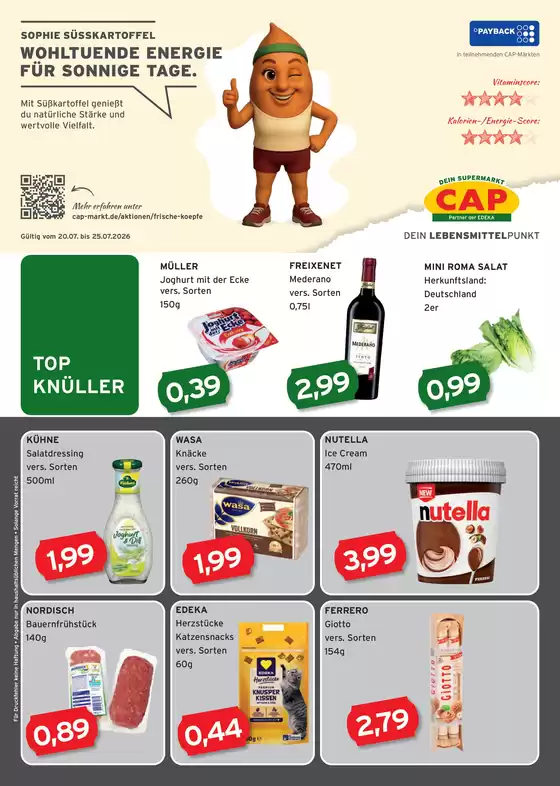 CAP Markt Prospekt | Tolles Angebot für Schnäppchenjäger | 2026-07-20T00:00:00.000Z - 2026-07-25T00:00:00.000Z