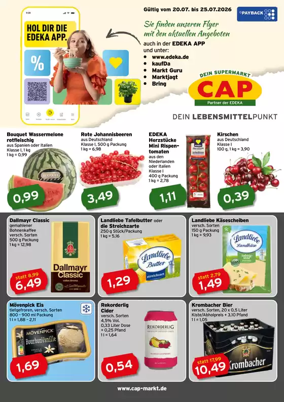 CAP Markt Katalog | Unsere besten Angebote für Sie | 2026-07-20T00:00:00.000Z - 2026-07-25T00:00:00.000Z