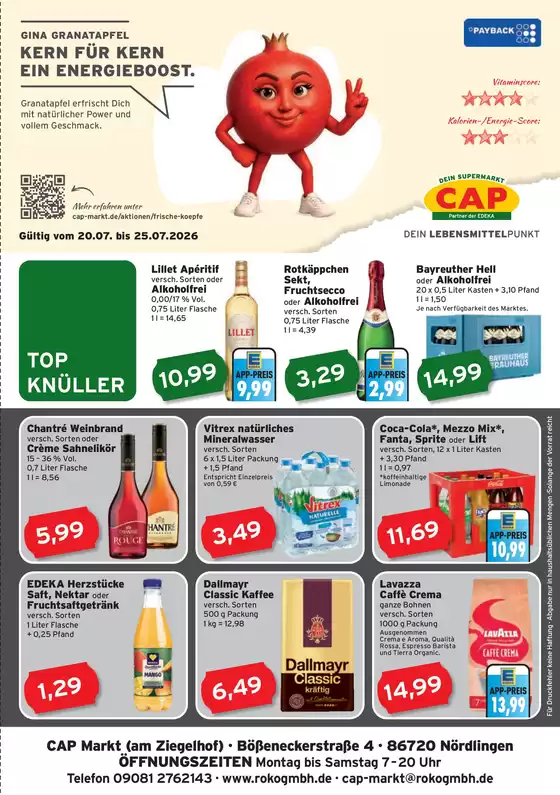 CAP Markt Katalog | Unsere besten Deals für Sie | 2026-07-20T00:00:00.000Z - 2026-07-25T00:00:00.000Z