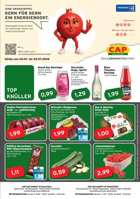 CAP Markt Katalog | Top-Deals und Rabatte | 2026-07-20T00:00:00.000Z - 2026-07-25T00:00:00.000Z