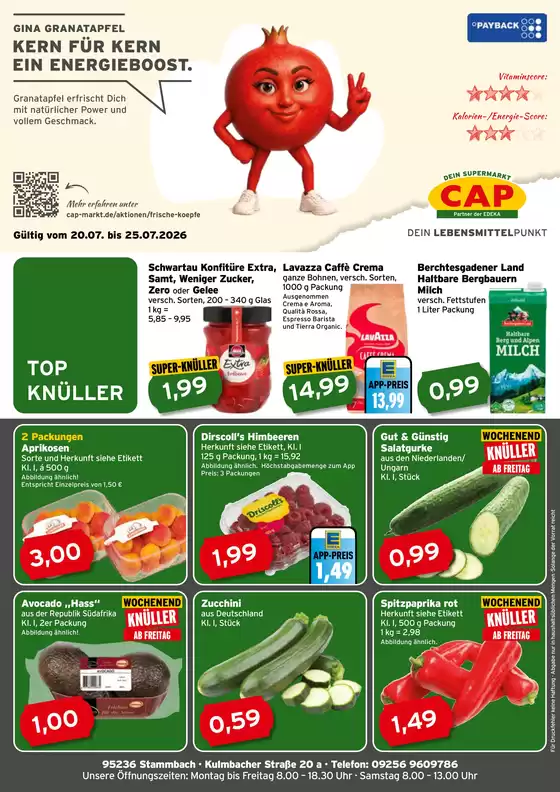 CAP Markt Katalog | Angebote für Schnäppchenjäger | 2026-07-20T00:00:00.000Z - 2026-07-25T00:00:00.000Z