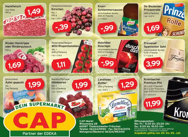 CAP Markt Katalog | Neue Angebote zum Entdecken | 2026-07-20T00:00:00.000Z - 2026-07-25T00:00:00.000Z