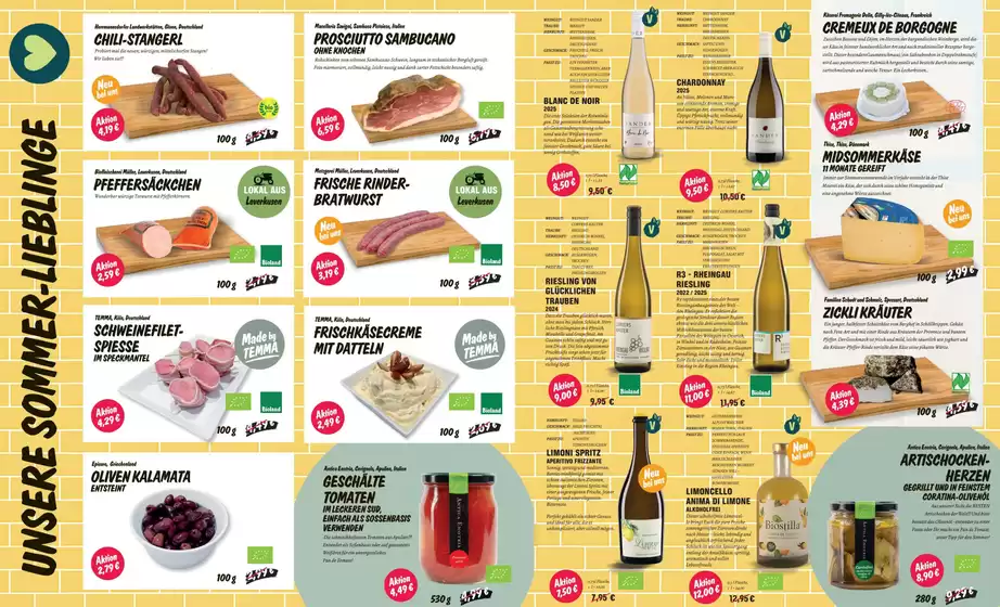 Temma Katalog | Unsere Sommer - Lieblinge | 2026-07-21T00:00:00.000Z - 2026-07-31T00:00:00.000Z