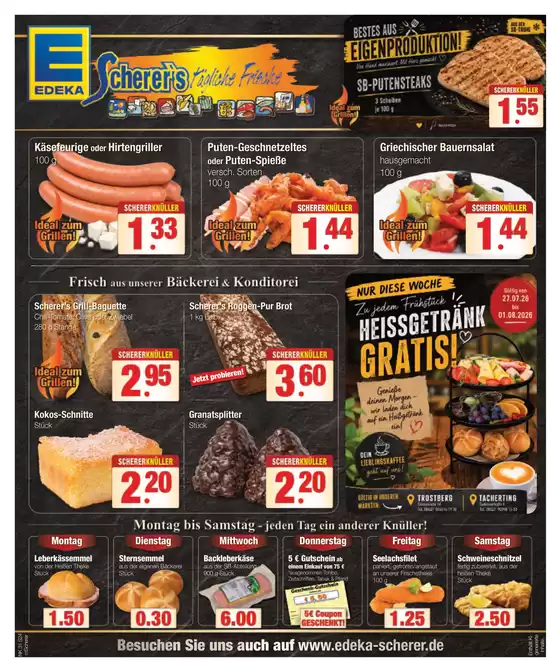 Edeka Scherer Katalog | Flugblatt KW31 2026 | 2026-07-27T00:00:00.000Z - 2026-08-01T00:00:00.000Z
