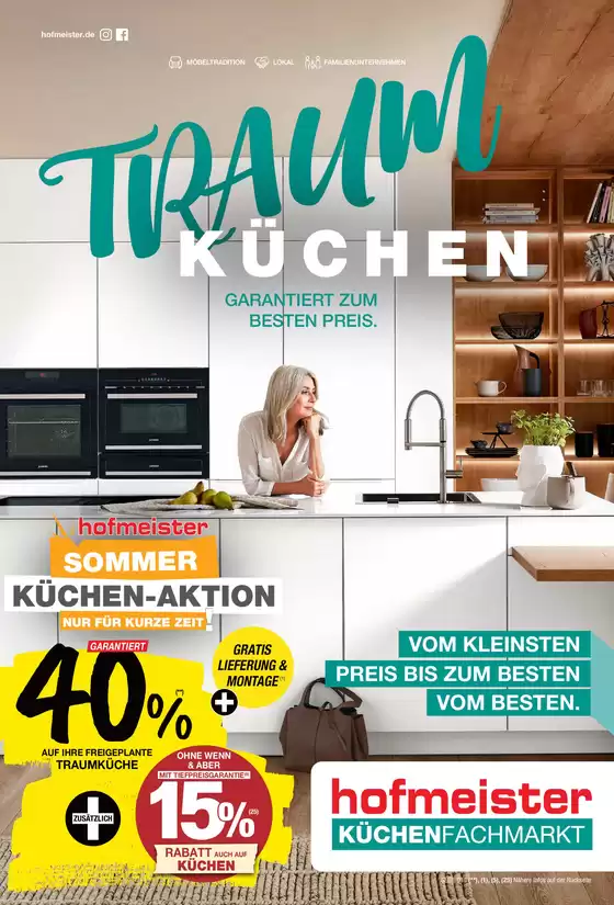Hofmeister Katalog | Küchen Highlights | 2026-07-22T00:00:00.000Z - 2026-09-12T00:00:00.000Z