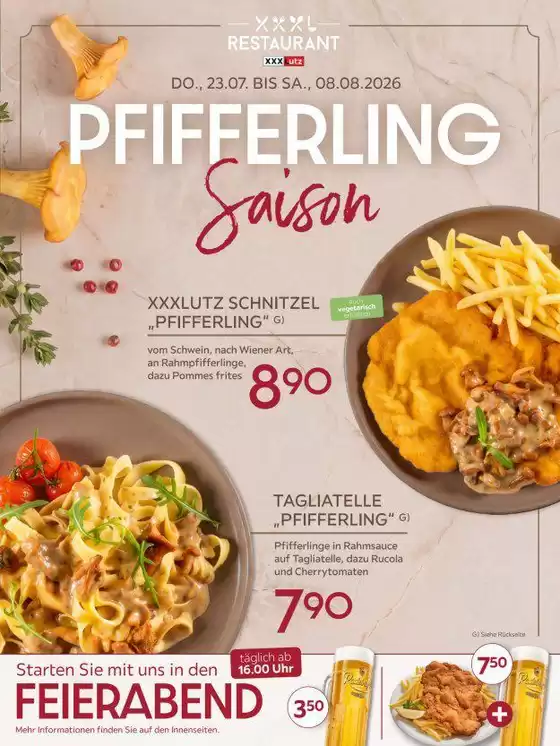 XXXLutz Katalog in Karlsruhe | Restaurantgutscheine | 2026-07-23T00:00:00.000Z - 2026-08-08T00:00:00.000Z