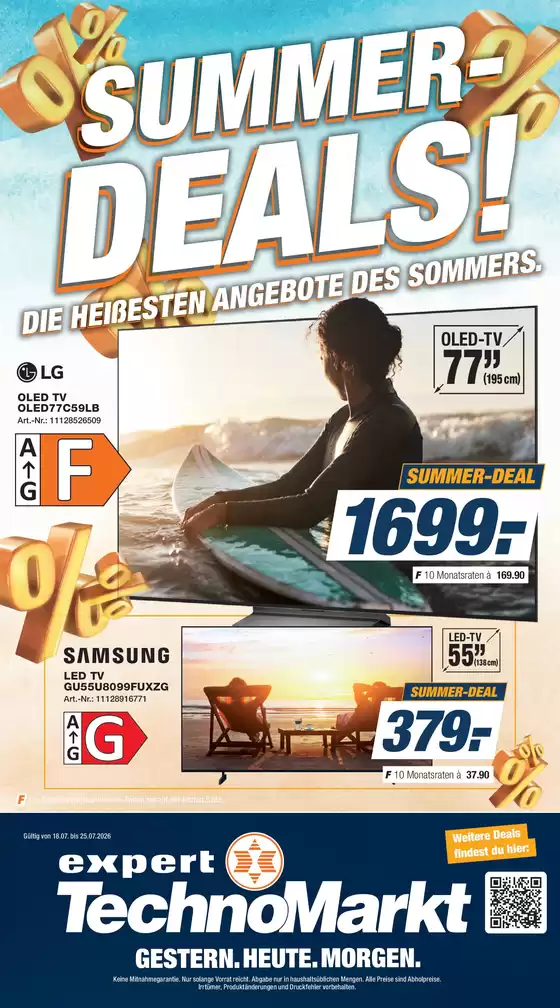 Expert Technomarkt Katalog | Summer - Deals! | 2026-07-22T00:00:00.000Z - 2026-07-25T00:00:00.000Z